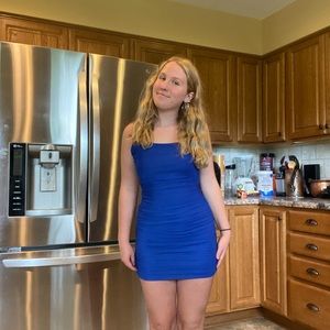 LUCY IN THE SKY blue homecoming dress!